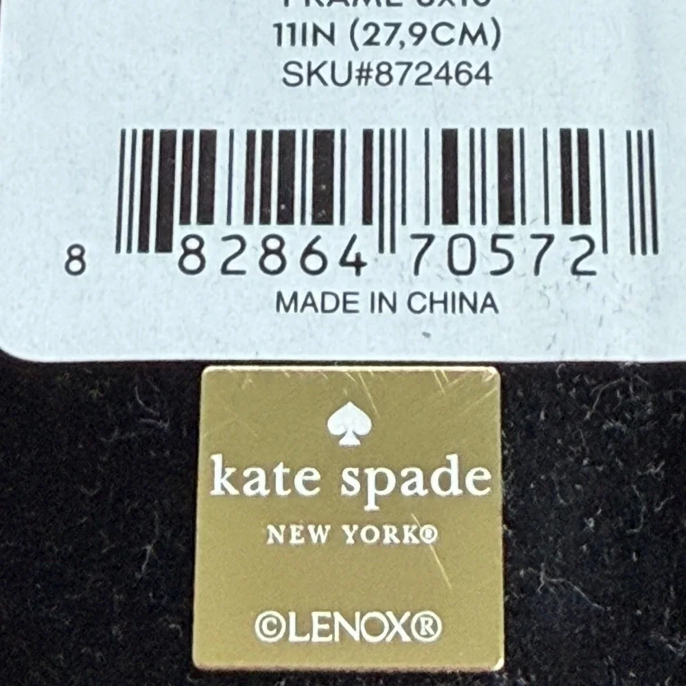 Kate Spade New York Simply Sparkling Gold 8x10 Picture Frame Glitter Lenox